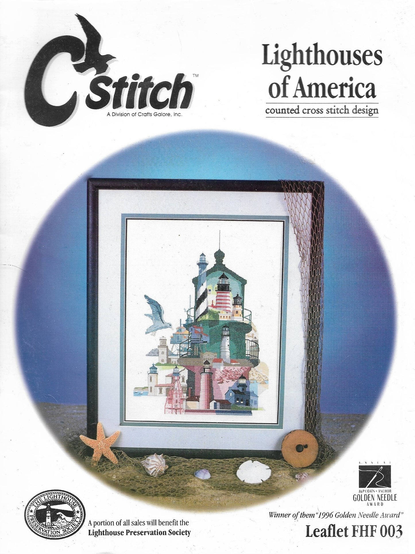 C Stitch Lighthouses of America cross stitch pattern