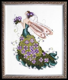 Mirabilia Lilac NC130 Pixie Couture victorian cross stitch