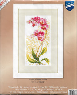 Vervaco Lilac Orchid PN-0146151 flower cross stitch kit