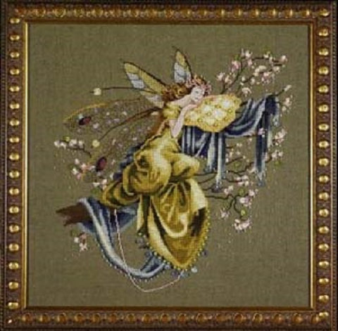 Mirabilia Lilly of the Woods MD-80 victorian fairy cross stitch
