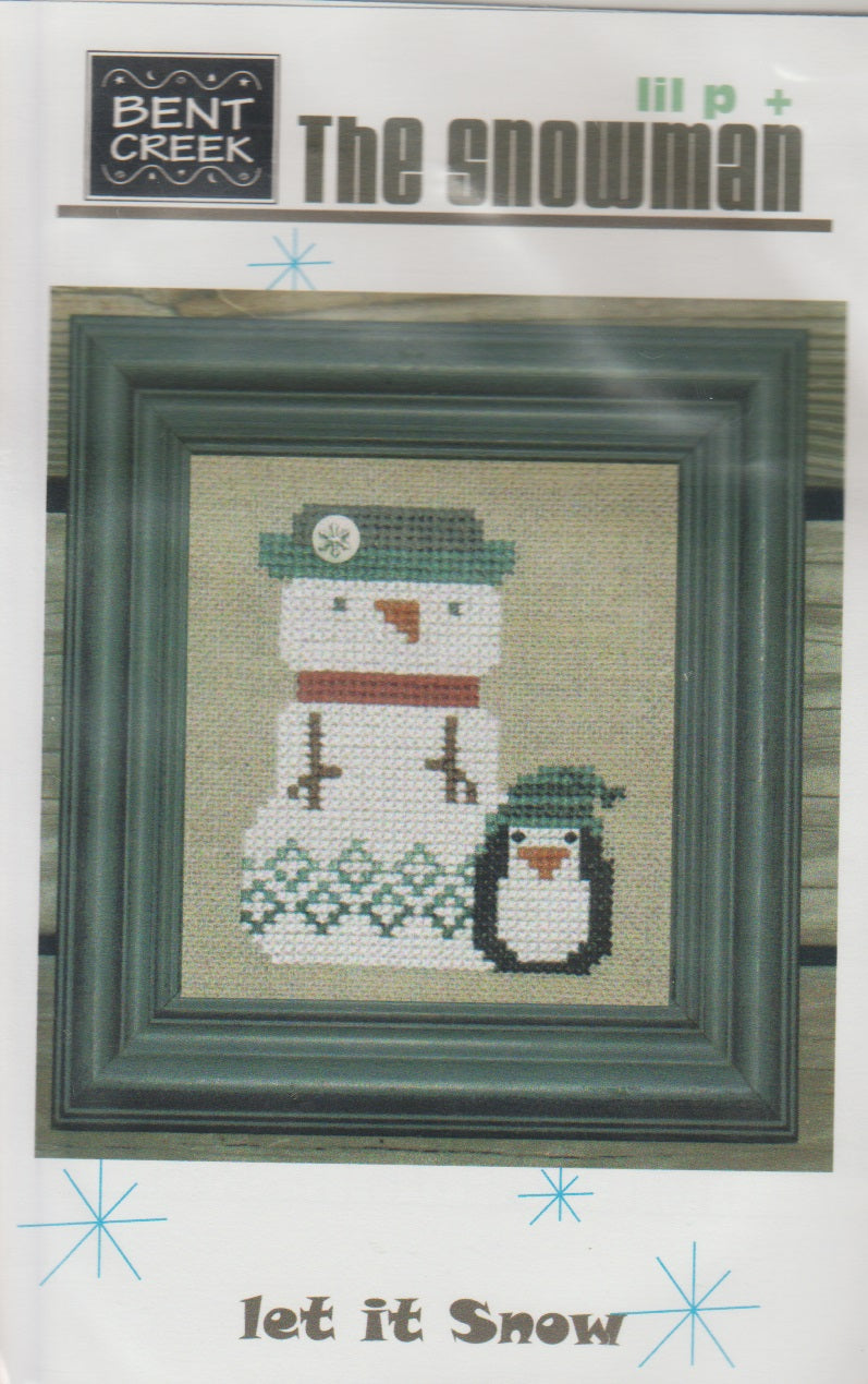 Bent Creek lil p + The Snowman cross stitch kit