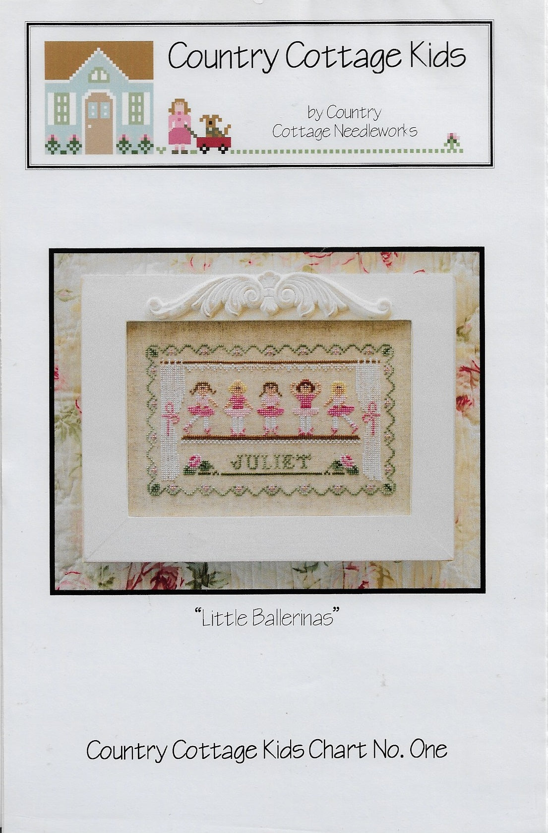 Country Cottage Needleworks Kids Little Ballerina cross stitch pattern