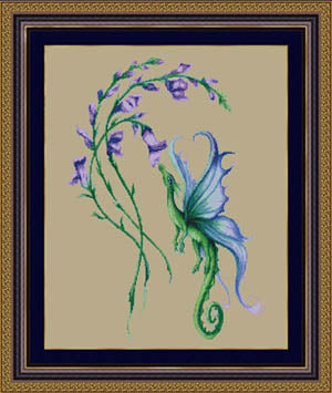 Kustom Krafts Little Snap Dragon cross stitch pattern