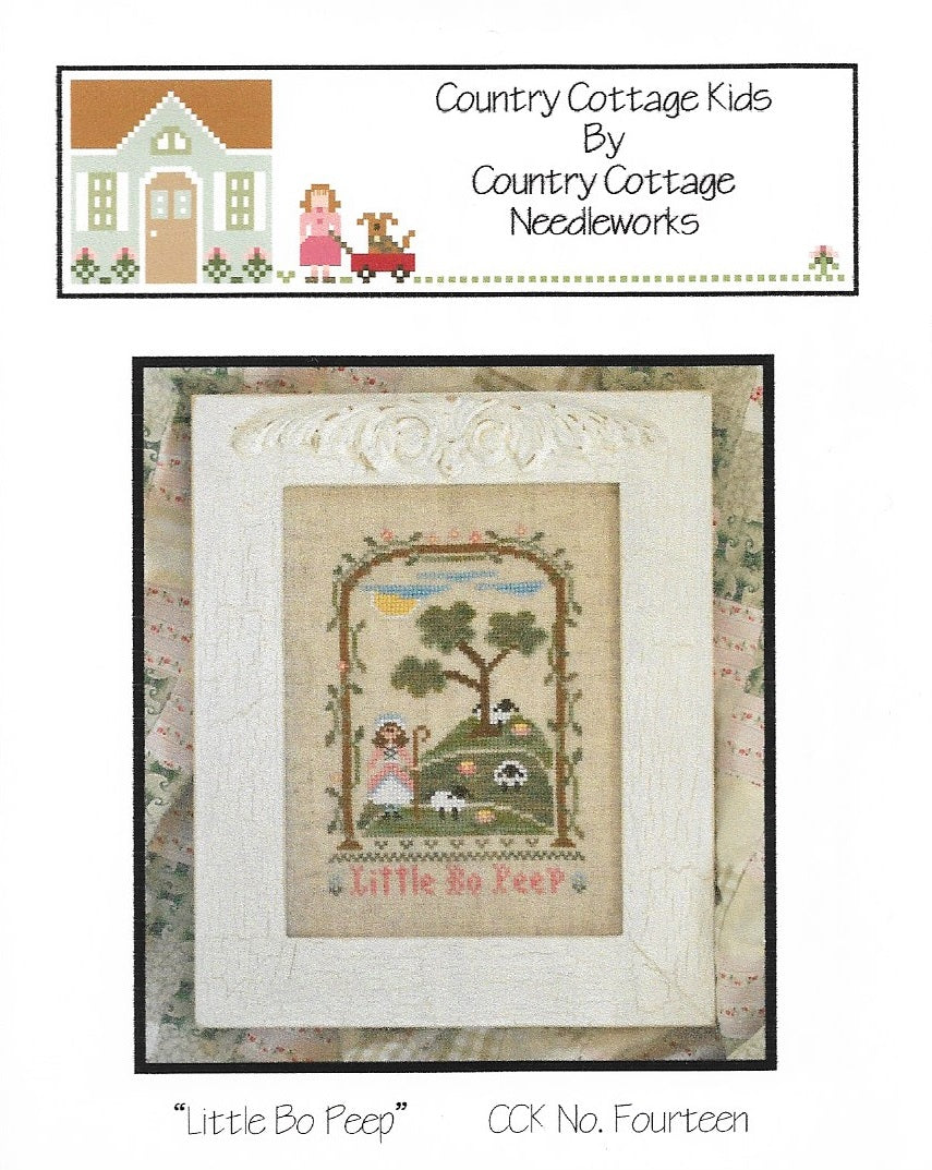 Country Cottage Needleworks Little Bo Peep cross stitch pattern