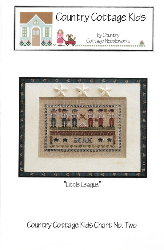 Country Cottage Needleworks Little League cross stitch pattern