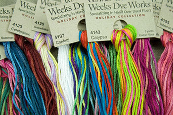 Weeks Dye Works Floss (Lichen-Rose Quartz)
