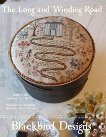 Blackbird Designs The Long and winding road Beatles Magical Mystery tour cross stitch pattern