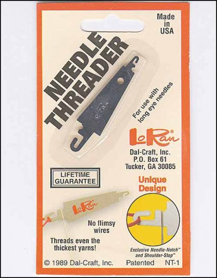 LoRan needle threader cross stitch