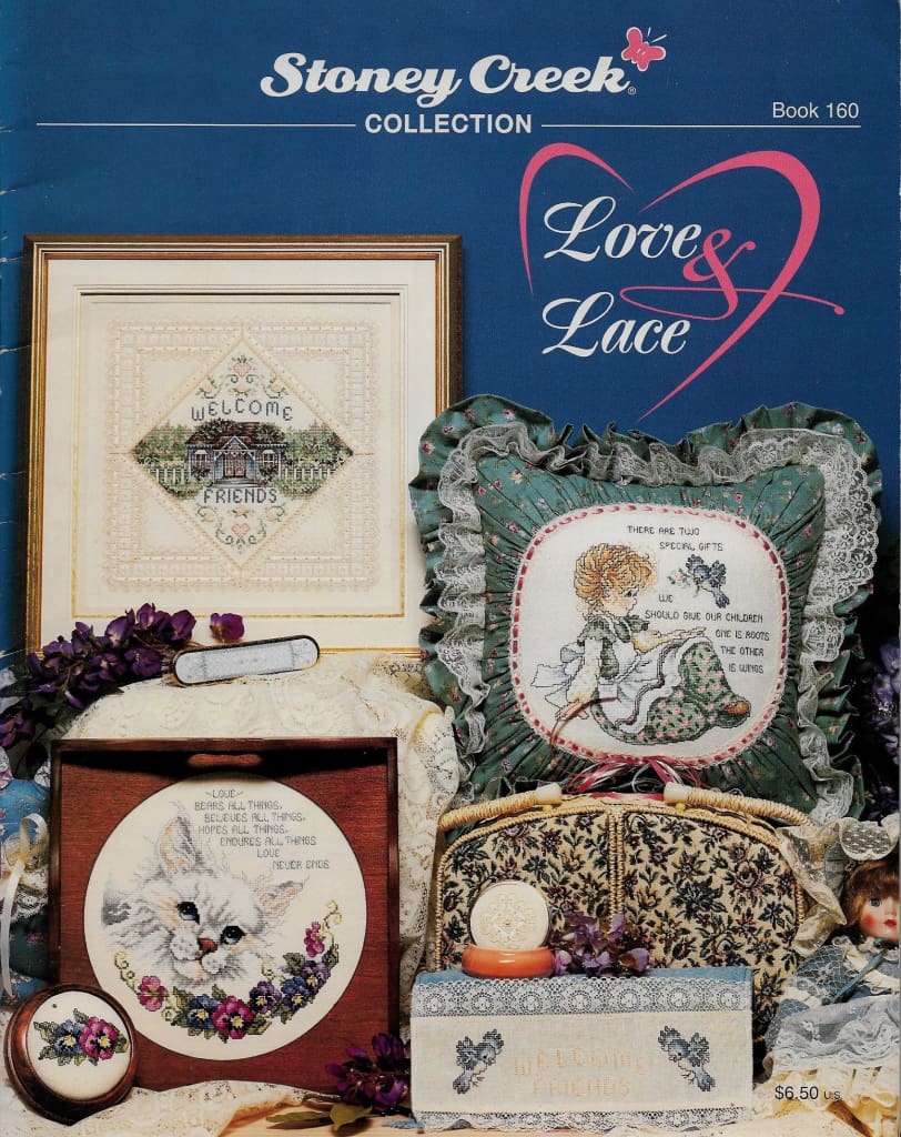 Stoney Creek Love & Lace cross stitch pattern
