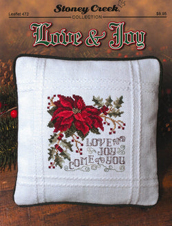 Stoney Creek Love & Joy LFT472 Christmas cross stitch pattern