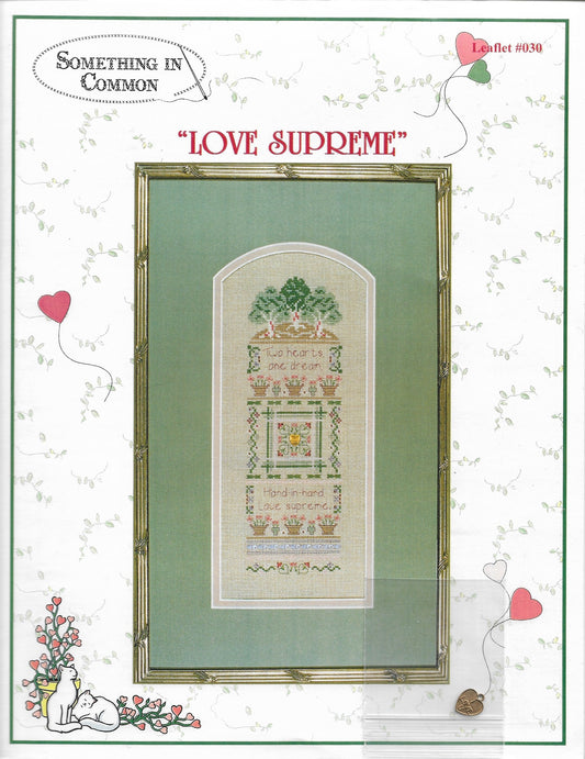 Something in Common Love Supreme 030 cross stitch sampler pattern