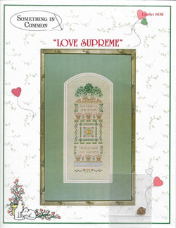 Something in Common Love Supreme 030 cross stitch sampler pattern