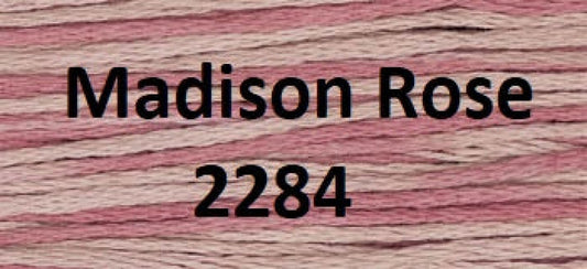 Weeks Dye Works Floss (Lichen-Rose Quartz) 2284 Madison Rose W-205