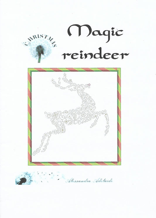 Alessandra Adelaide Magic Reindeer christmas cross stitch pattern