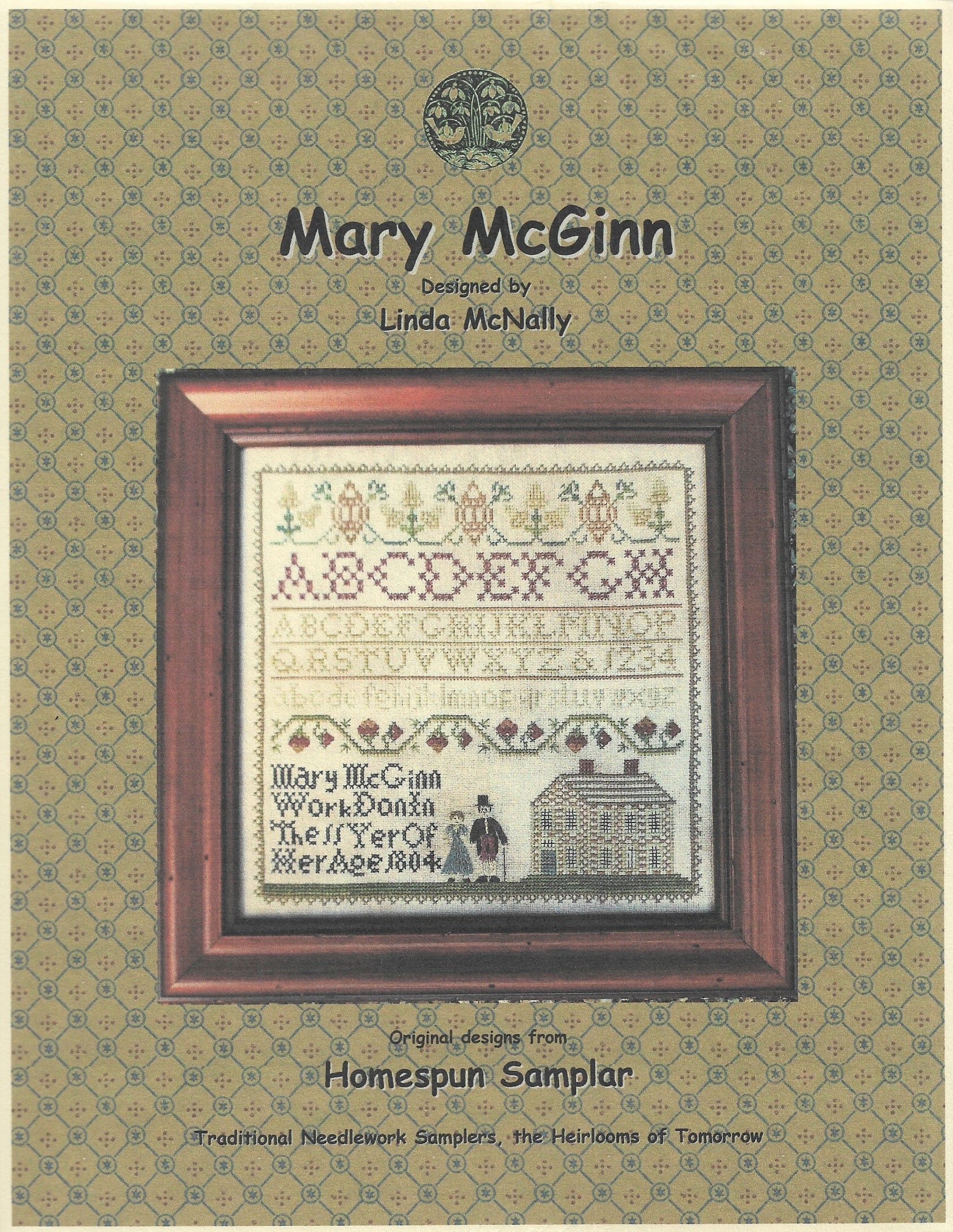 Homespun Samplar Mary McGinn cross stitch pattern