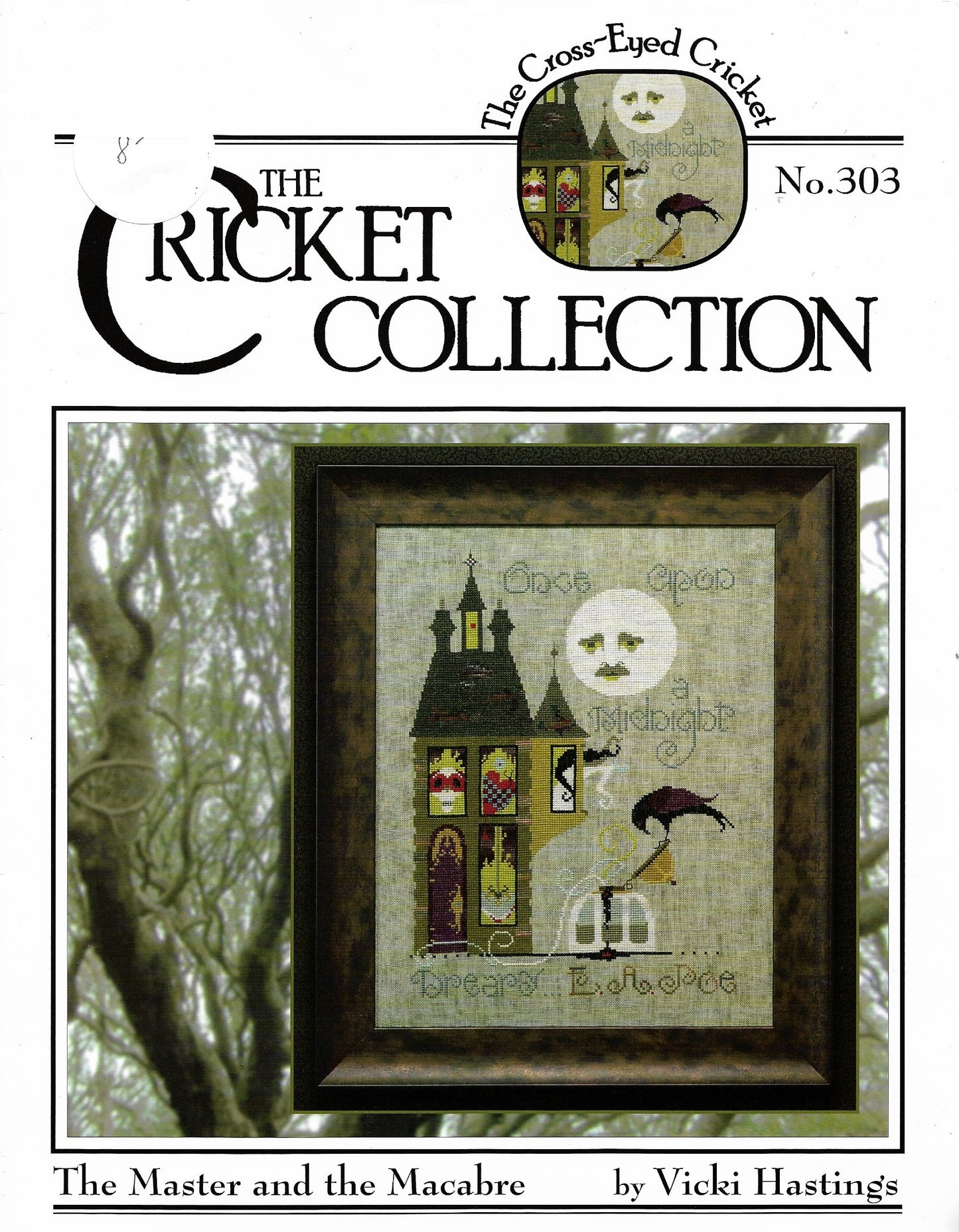 Cricket The Master and the Macabre CC303 cross stitch pattern