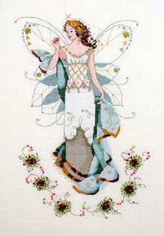 Mirabilia May's Emerald Fairy MD-56 victorian cross stitch