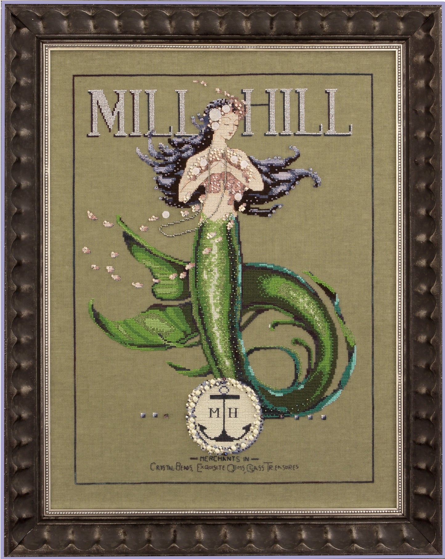 Mirabilia Merchant Mermaid, MD117 cross stitch pattern