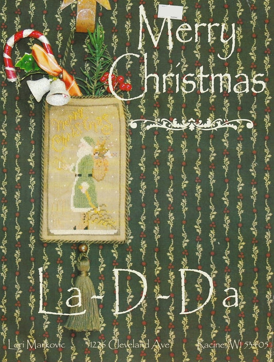 La-D-Da Merry Christmas cross stitch pattern