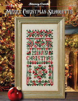 Stoney Creek Merry Christmas Silhouette LFT395 cross stitch pattern