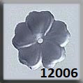 Mill Hill Crystal Treasures 12006 5 Petal Flower - Matte Sapphire