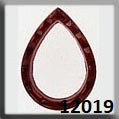 Mill Hill 12019 Open Faceted Teardrop Ruby