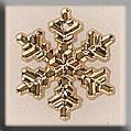 Mill Hill Crystal Treasure 12038 Medium Snowflake - Gold