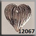Mill Hill 12067 Medium Fluted Heart Rosaline