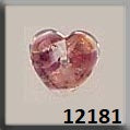 Mill Hill 12181 Heart Red Opal