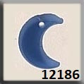 Mill Hill 12186 Small Crescent Moon Matte Light Sapphire