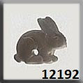 Mill Hill 12192 Sitting Bunny Matte Gray/Brown