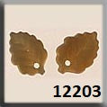 Mill Hill Glass Treasures 12203 Medium Leaf - Matte Topaz