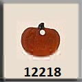 Mill Hill 12218 Petite Pumpkin - Matte Orange Crystal Treasures cross stitch