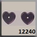 Mill Hill 12240 Petite Flat Heart Matte Amethyst