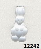 Mill Hill 12242 Petite Standing Rabbit Matte Crystal