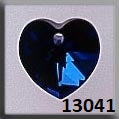 Mill Hill Crystal Treasure 13041 Small Heart Bermuda Blue