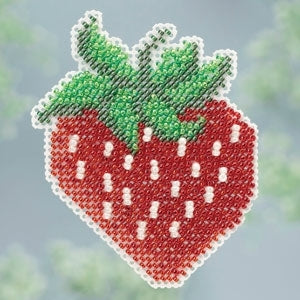 Mill Hill Strawberry 18-3106 beaded cross stitch kit
