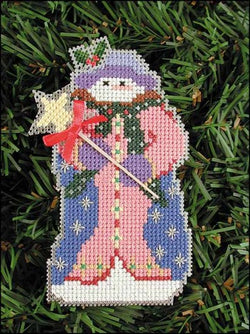 Yarn Tree Millie Snow cross stitch ornament kit