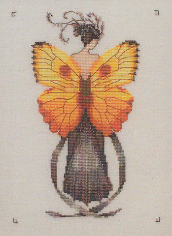 Mirabilia Miss Solar Eclipse NC239 Butterfly Misses cross stitch