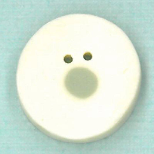 Just Another Button Company Green Mosey Posey, MM1014 clay button