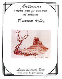 Art Ventures Monument Valley cross stitch pattern