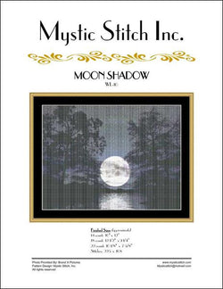 Mystic stitch Moon shadow cross stitch pattern