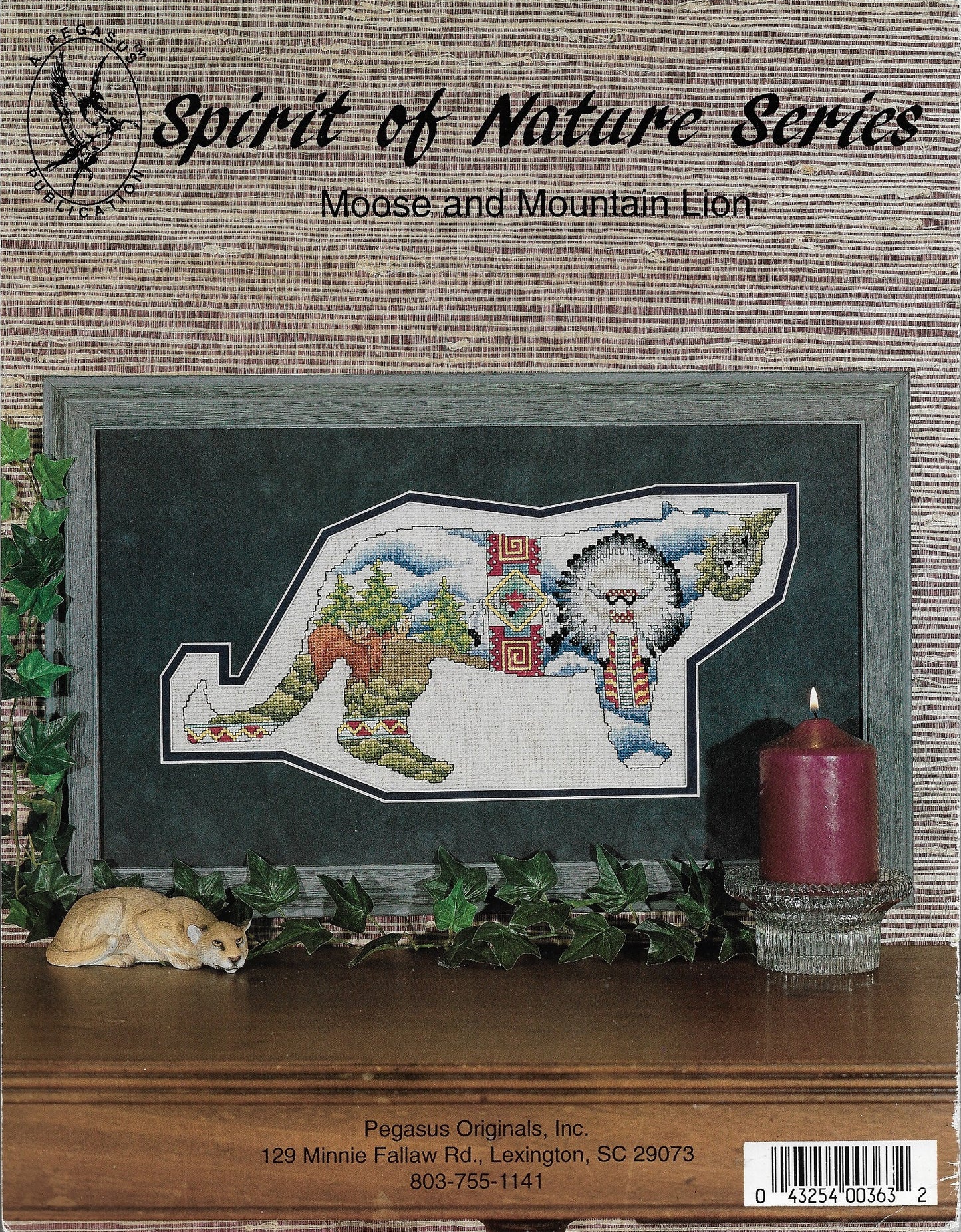 Moose and Mountain Lion pattern