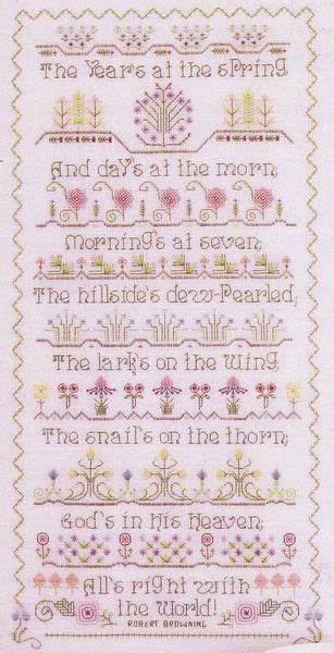 Rosewood Manor Mornings At Seven S-1044 cross stitch pattern