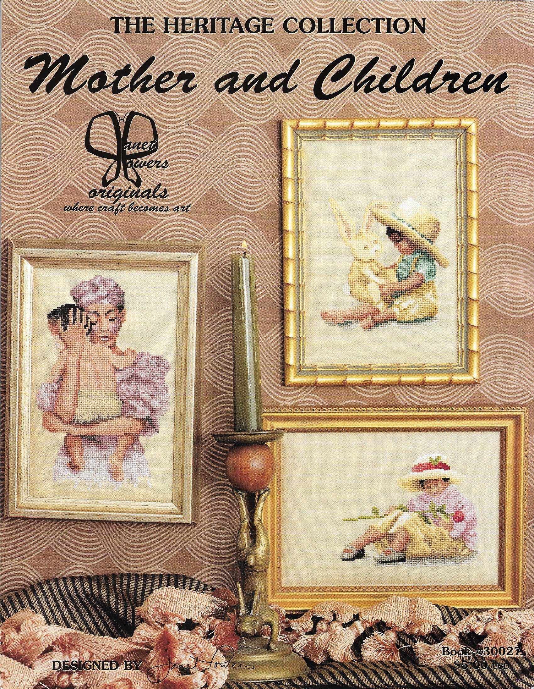 Jeanette Crews Designs Janet Powers Originals Mother and Children 30027 cross stitch pattern