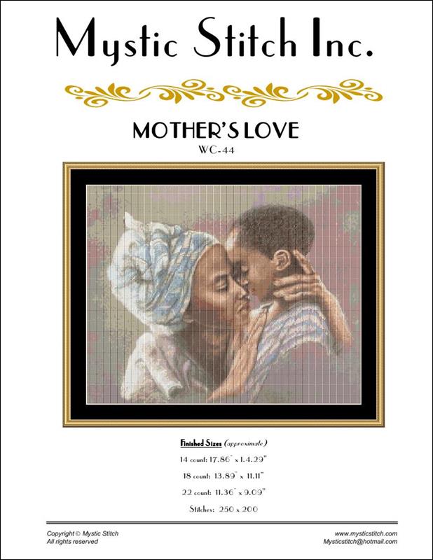 Mystic Stitch Mother's Love WC-44 cross stitch pattern