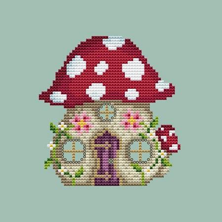 Mushroom House pattern
