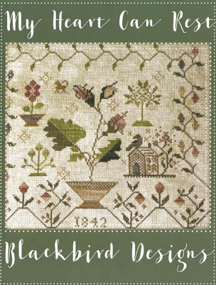Blackbird Designs My Heart Can Rest cross stitch pattern