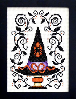 Bobbie G. Mystic Witch hat cross stitch pattern