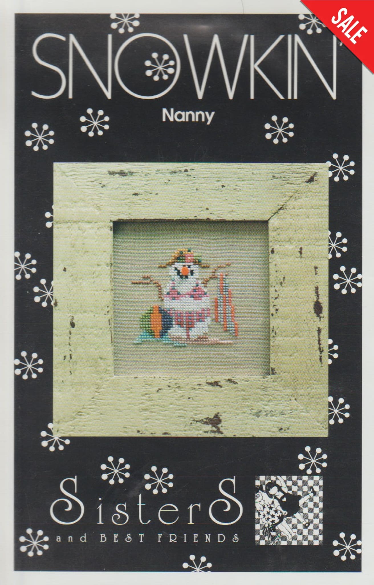 Sisters & Best Friends Nanny cross stitch pattern